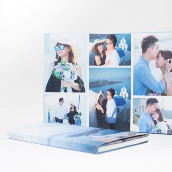 1. Álbum de fotos 3F para recuerdos especiales y fotos de pareja en estilo mediterráneo.