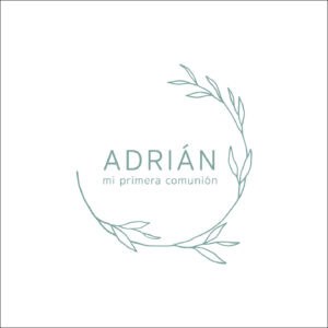 Álbum con estilo minimalista para primera comunión, diseño elegante para eventos religiosos.