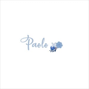 Álbumes temáticos de fotos para bebés y niños en tonos azules, personalizados con nombre y flores, ideales para momentos especiales.