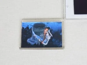 Cajita de fotos de álbum 3F con una imagen artística y elegante.