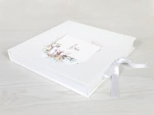 Álbum de fotos para ocasiones especiales con diseño elegante y romántico.