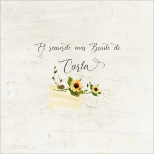 Bonito álbum de cartas, ideal para mensajes y recuerdos especiales.