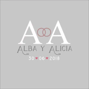 Fondo gris con logotipo de 3F Álbumes para bodas. Diseño elegante, ideal para álbumes de recuerdo de eventos especiales.