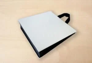 Carpeta de álbum en blanco para fotos y recuerdos.