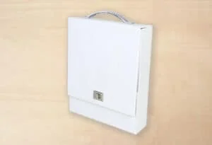 Caja de almacenamiento para álbumes en 3F Álbumes, ideal para organizar recuerdos y fotos.