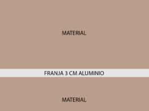 Franja de aluminio de 3 cm, ideal para álbumes de fotos y manualidades decorativas.