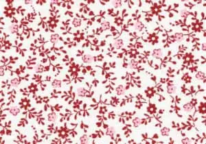 Fiesta de flores rojo y rosa en fondo blanco para álbumes de fotos hechos a mano.