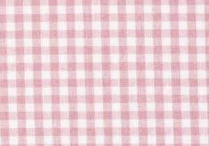 Ropa de bebé con estampado de cuadros en rosa y blanco, ideal para prendas delicadas y cómodas.