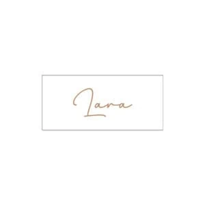 1. Etiqueta de estilo personalizada para álbumes de fotos y recuerdos.