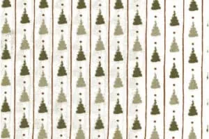 Árboles de Navidad en estampado colorido para álbumes de fotos y manualidades navideñas.